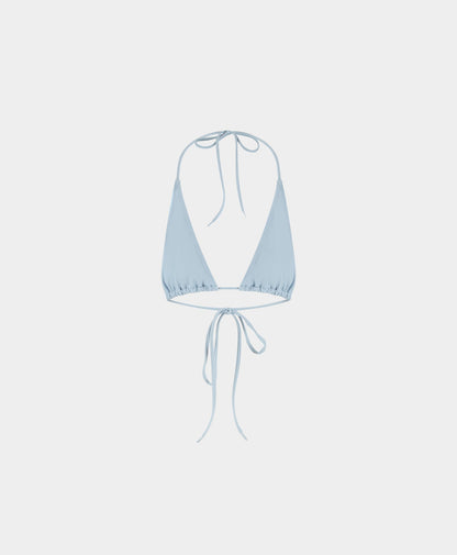 Subdued Blue Pinto Bikini Top