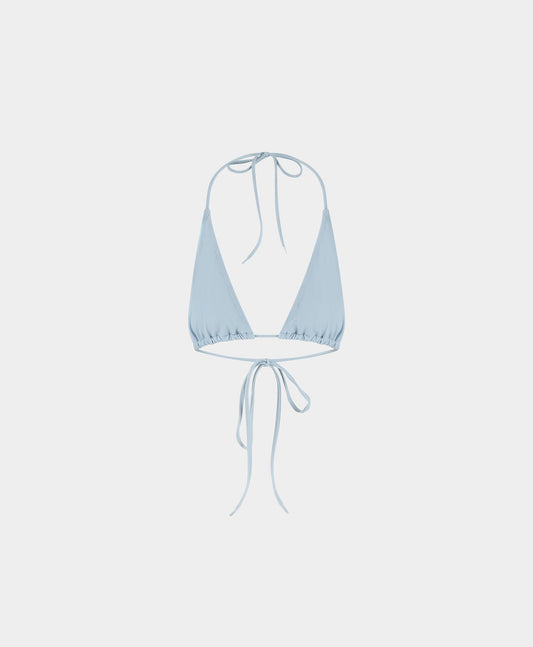 Subdued Blue Pinto Bikini Top