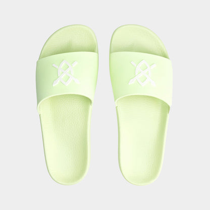 Seacrest Green Resliders Sandals