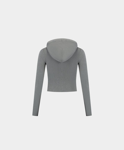 Wet Weather Rib Knit Hoodie