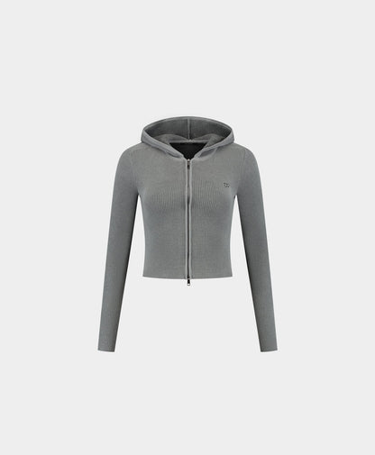 Wet Weather Rib Knit Hoodie