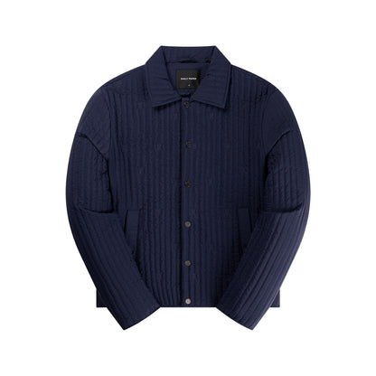 Maritime Blue Shield Quilted Jacket