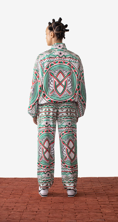 Green Red Moke Jacket