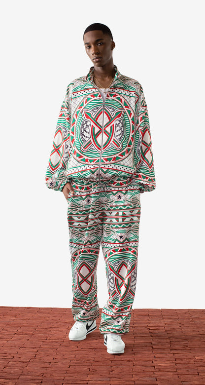 Green Red Moke Jacket