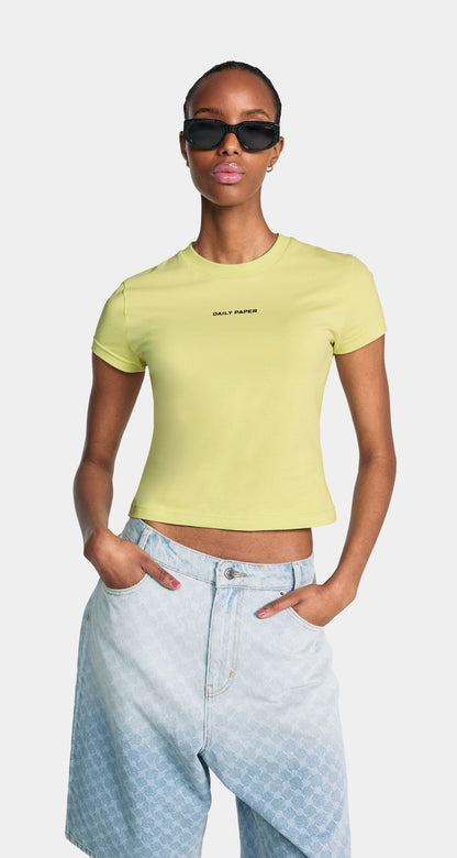 Daiquiri Green Logotype Cropped T-Shirt