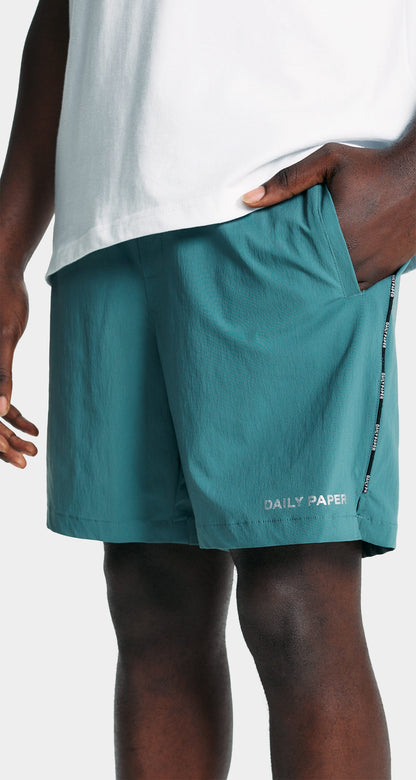 Silver Green Mehani Shorts