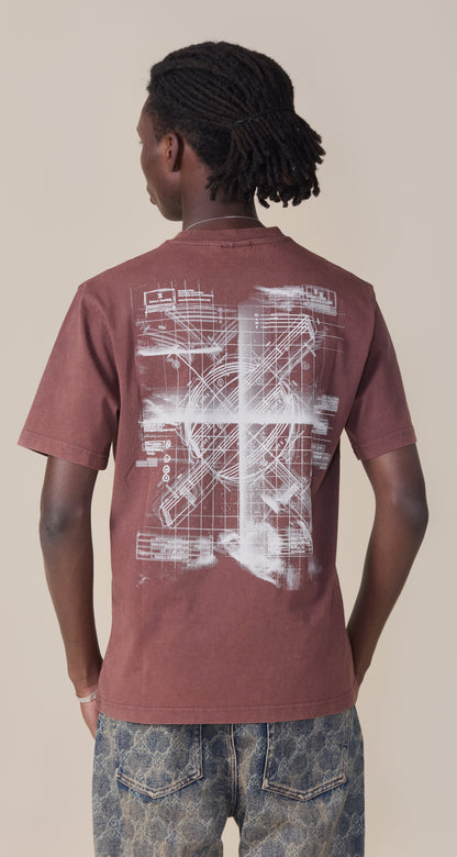 Bordeaux Wash Craft T-Shirt