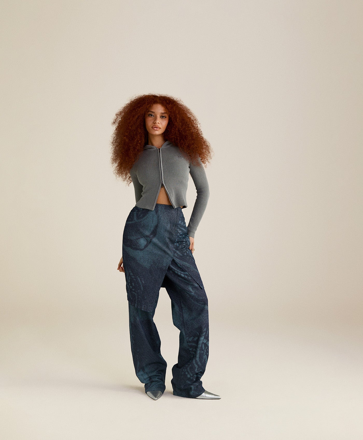 Wet Weather Rib Knit Hoodie