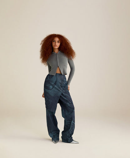 Wet Weather Rib Knit Hoodie