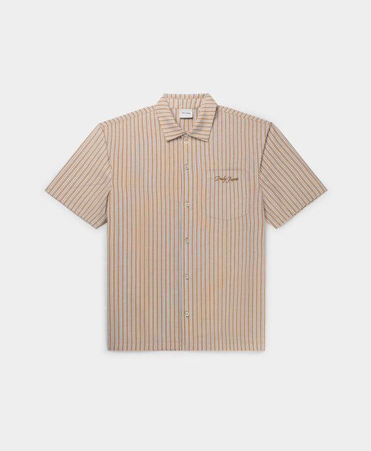 Beige Stripe Shirt