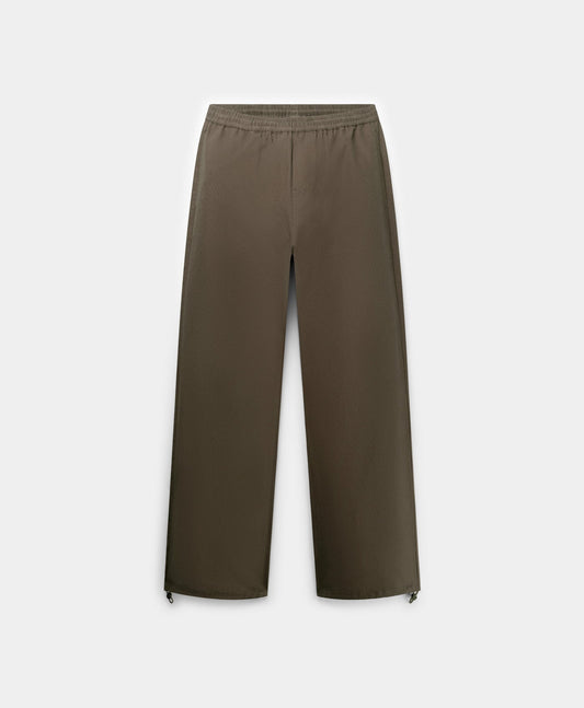 Green Twill Trackpants