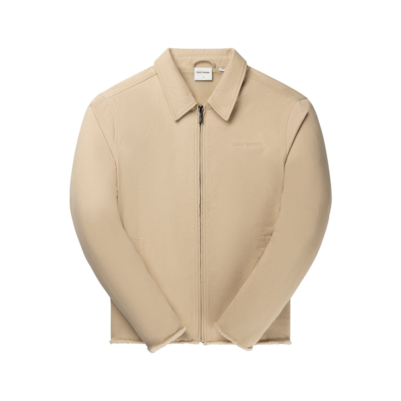 Beige Twill Workwear Jacket