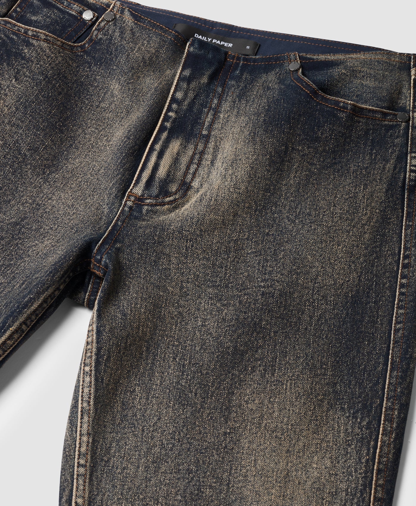 Brown Wash Vintage Wash Jeans