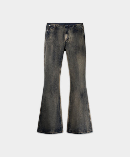 Brown Wash Vintage Wash Jeans