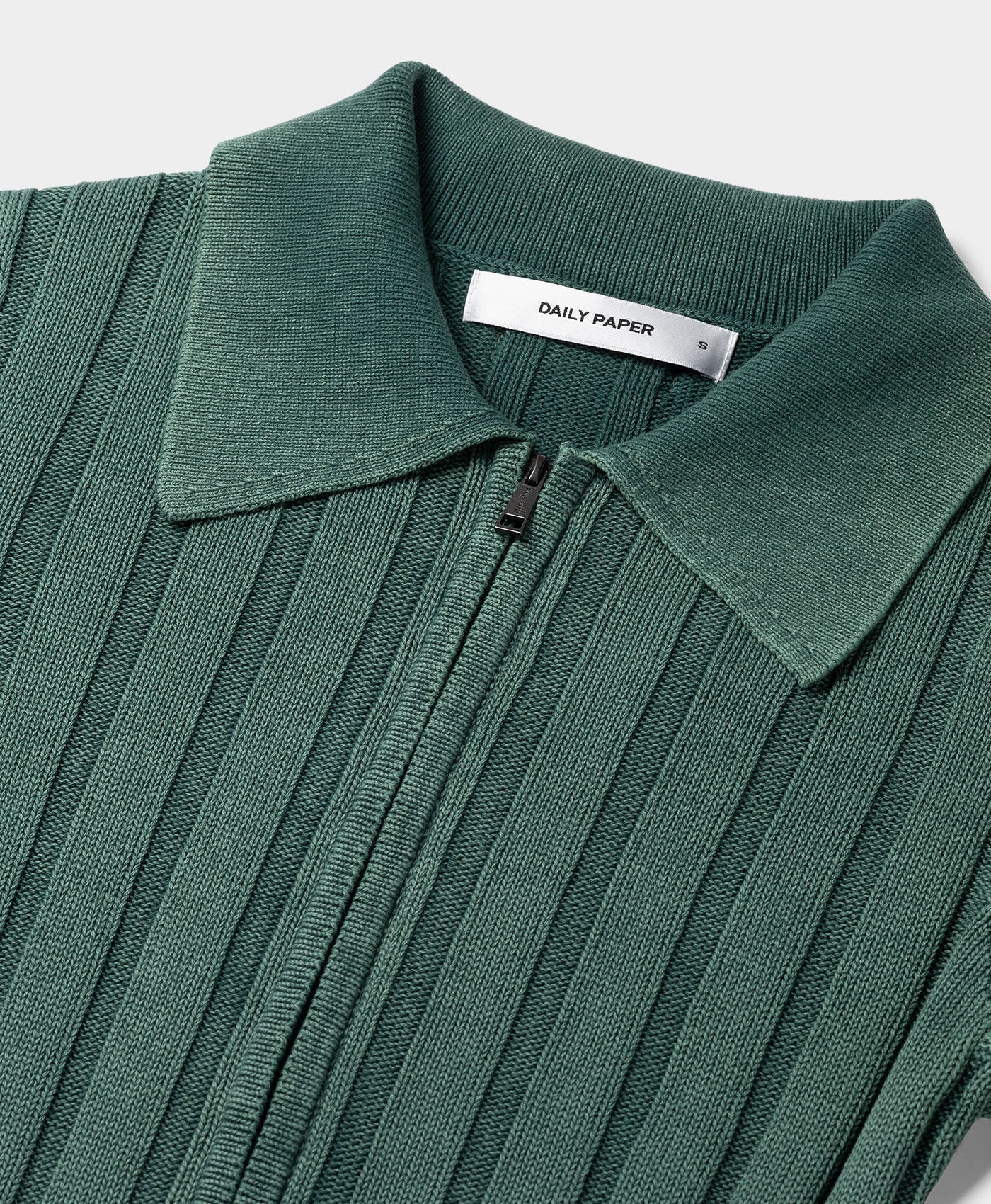 Bistro Green Washed Knit Cardigan