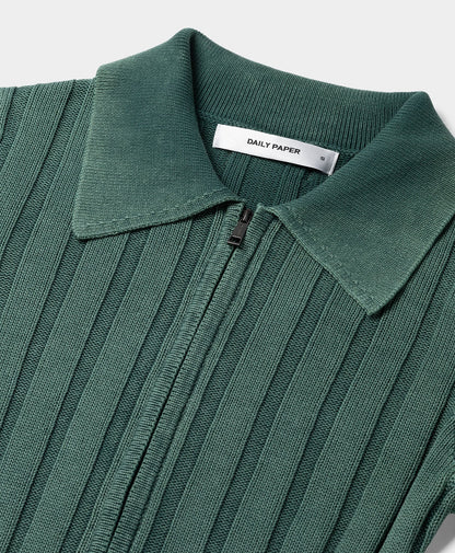 Bistro Green Washed Knit Cardigan