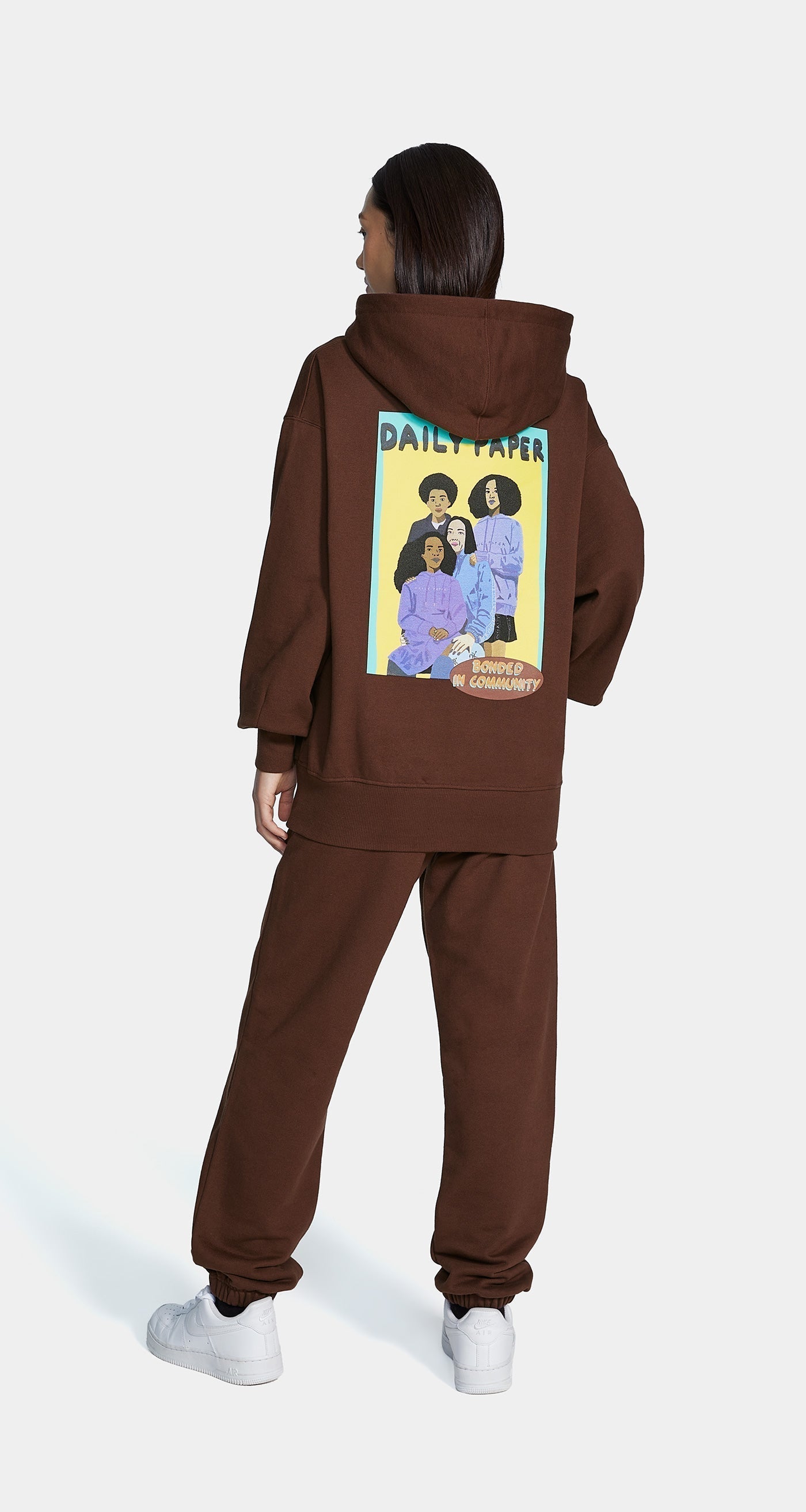 Chocolate Brown Horizo Hoody