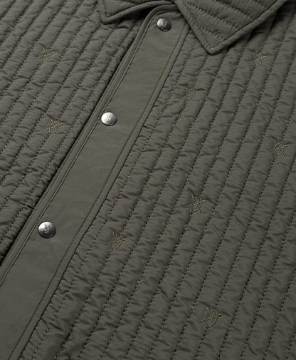 Chimera Grey Zyer Quilted Relaxed Jacket