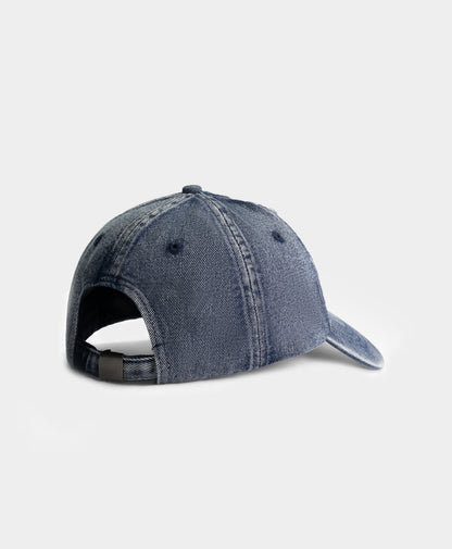 Bleached Denim Blue Dias Arch Stack Denim Cap