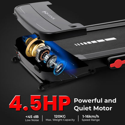 5-in-1 Folding Treadmill – All-in-One Fitness