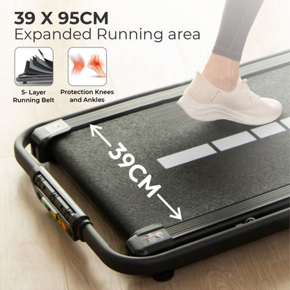 Folding Treadmill – 5-in-1 Walking Pad & Running Machine, Auto-Incline